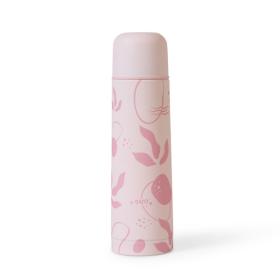 Θερμός Υγρών Leaves Dusty Pink 500ml.