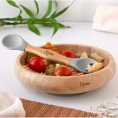 Σετ Φαγητού Bamboo | Γκρι
