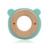 Μασητικό Σιλικόνης Ecofriendly Bear Mint 8cm