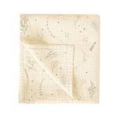 Μουσελίνα Bamboo Botanic Ivory 120x120εκ.