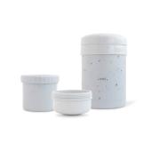 Θερμός Φαγητού με δοχεία Stars Γκρι 700ml