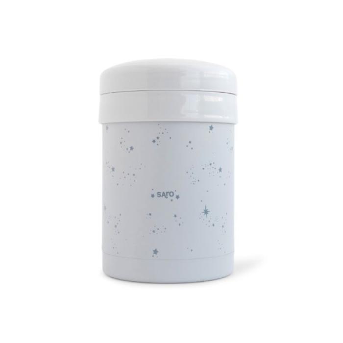 Θερμός Φαγητού με δοχεία Stars Γκρι 700ml