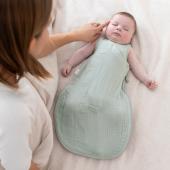 Bemini Magic Bag®0.5Tog Mint Swaddle 1-4M.