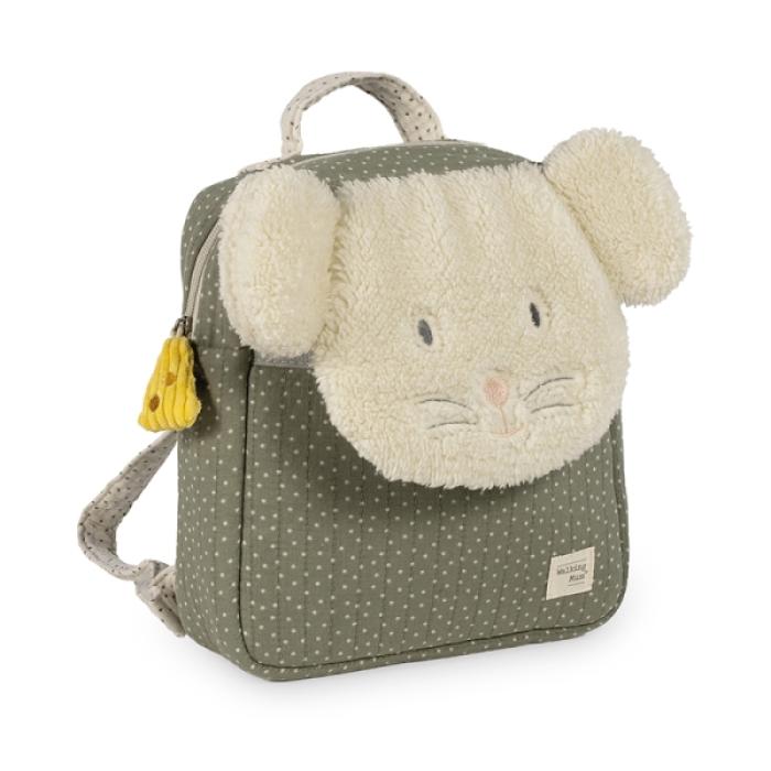 Τσάντα Νηπιαγωγείου Poppy Mouse Olive