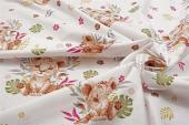 ΣΕΝΤΟΝΙΑ ΕΜΠΡΙΜΕ ΣΕΤ 3 τεμ bebe Lion Cub 530 120X160 Beige 100% Cotton