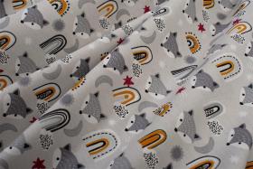 Πάνα Χασέ bebe Fox 527 80X80 Grey 100% Cotton