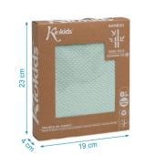 Κουβέρτα Αγκαλιάς Bamboo 80x110 Μέντα