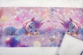 Πετσέτα Σετ 2 τεμ Με Ψηφιακή Εκτύπωση bebe Dreaming Unicorn 321 30X50,70X140 White 100% Cotton