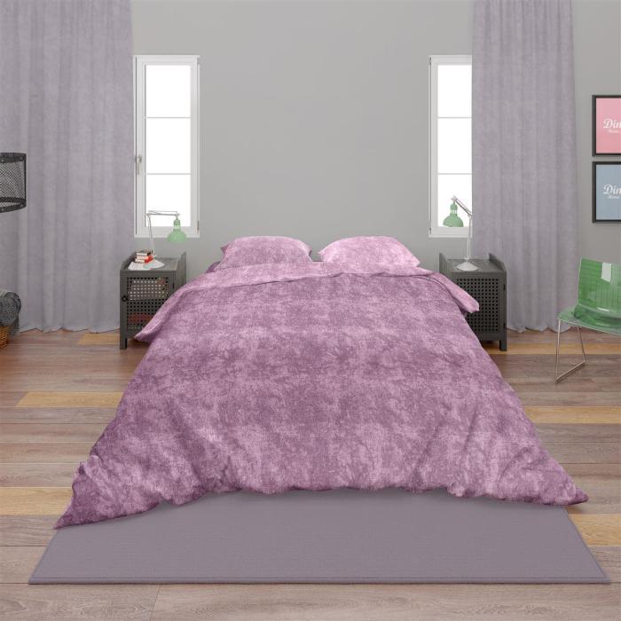 Παπλωματοθήκη Shadow 25 160X240 Light Purple Cott/Pol 70/30