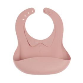 Σαλιάρα Σιλικόνης Bow Pink