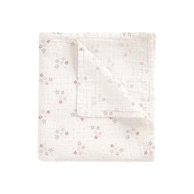 Πάνα Μουσελίνα Bamboo Stars Pink 120x120εκ.