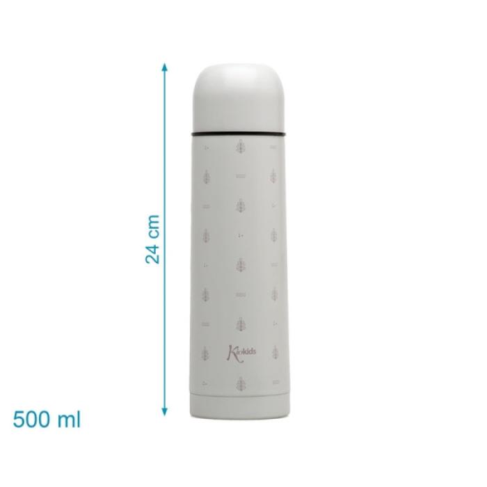 Θερμός Υγρών Petit Moments Γκρι 500ml.