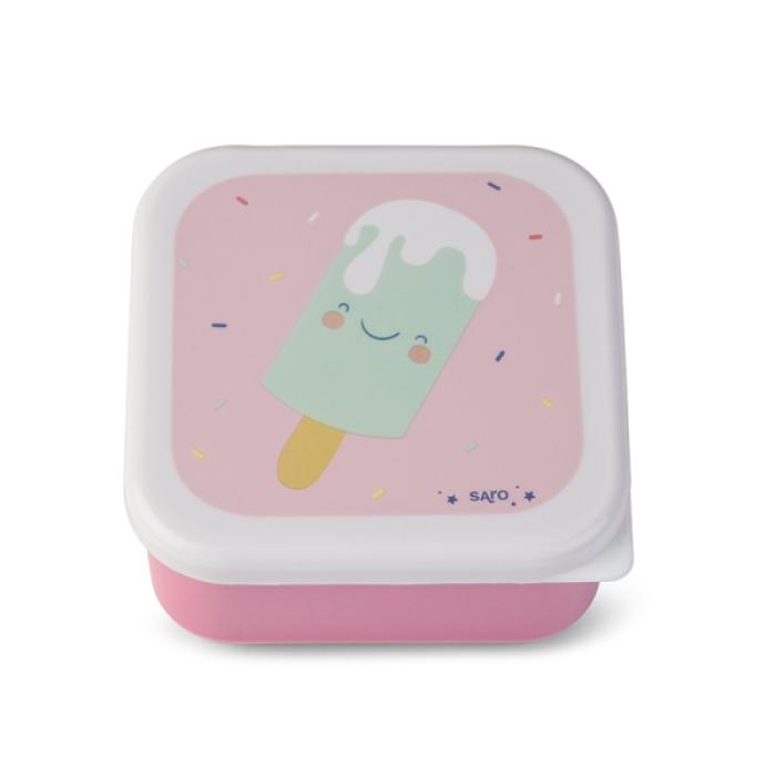 Δοχείο Φαγητού Saro Ice creams (Σετ 3τμχ)