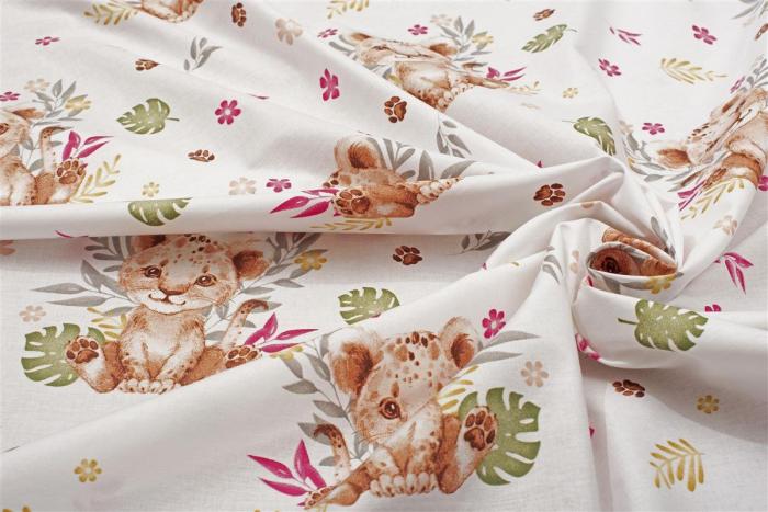 ΣΕΝΤΟΝΙΑ ΕΜΠΡΙΜΕ ΣΕΤ 3 τεμ kids Lion Cub 530 160X240 Beige 100% Cotton