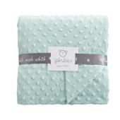 Κουβέρτα Minky Microfiber Μέντα 80x110εκ.