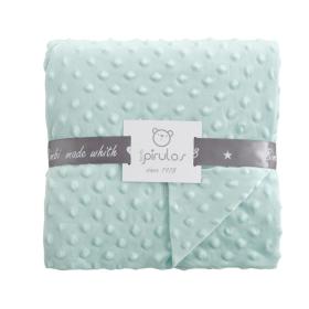 Κουβέρτα Minky Microfiber Μέντα 80x110εκ.