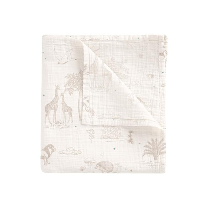 Πάνα Μουσελίνα Bamboo Noe 120x120εκ.