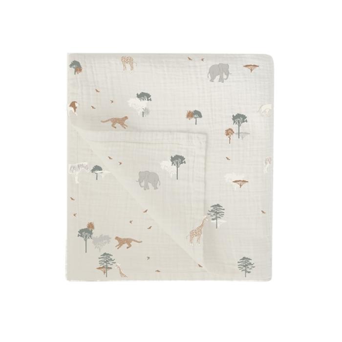 Πάνα Μουσελίνα Bamboo Nairobi 120x120εκ.
