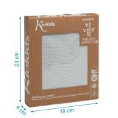 Κουβέρτα Αγκαλιάς Bamboo 80x110 Γκρι