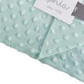 Κουβέρτα Minky Microfiber Μέντα 80x110εκ.