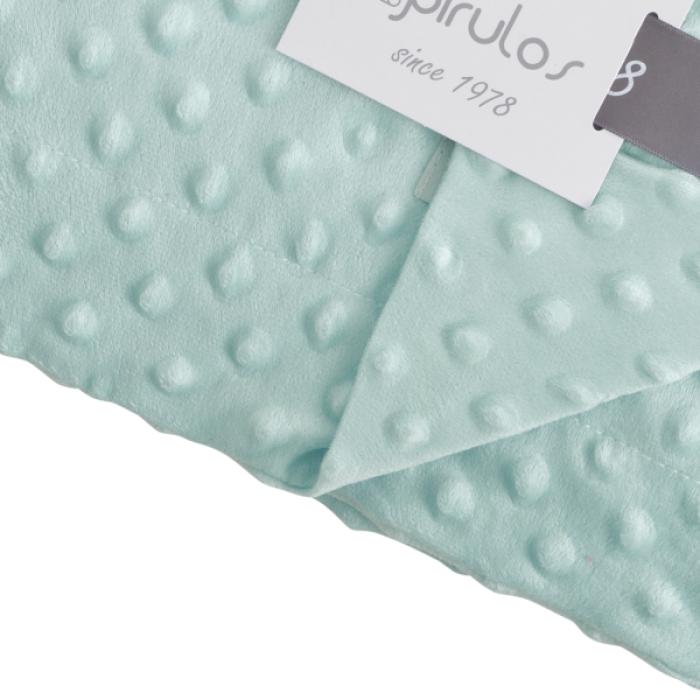 Κουβέρτα Minky Microfiber Μέντα 80x110εκ.
