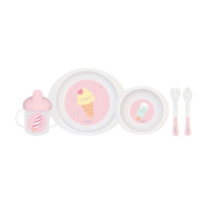 Σετ Φαγητού 5τμχ Ice Cream 6+Μ