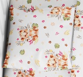 ΜΑΞΙΛΑΡΟΘΗΚΗ ΕΜΠΡΙΜΕ bebe Lion Cub 530 35X45 Beige 100% Cotton