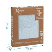Κουβέρτα Αγκαλιάς Bamboo 80x110 Σιέλ