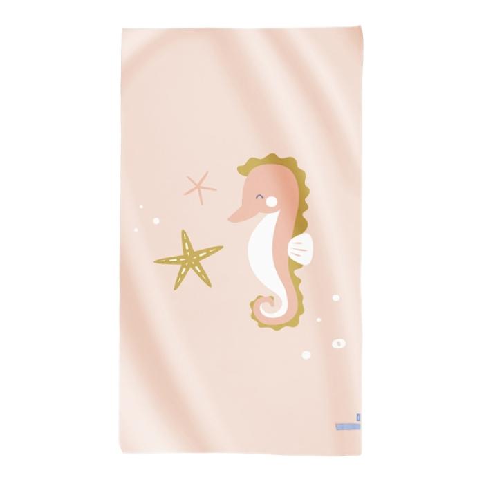 Πετσέτα Παραλίας Microfiber Seahorse 80x140εκ.