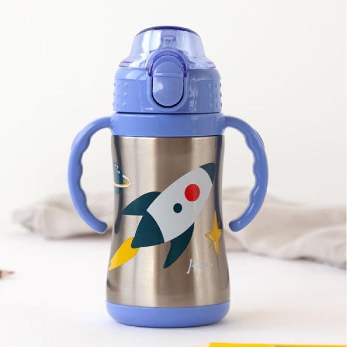 Παγούρι Θερμός με Λαβές Space Rocket 280ml.6+Μ