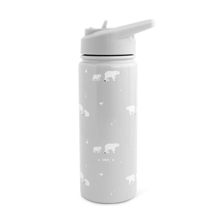Παγούρι Θερμός Saro Polar Bear Γκρι 500ml.