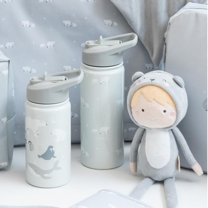Παγούρι Θερμός Saro Polar Bear Γκρι 350ml.