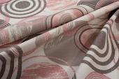 Τραπεζομάντηλο Αλέκιαστο Circles 469 180X300 Coral 70/30 Cott/Pol