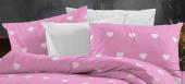 Μαξιλαροθήκη Εμπριμέ Αίσθησις 608 50X70 Pink 70/30 Cott/Pol
