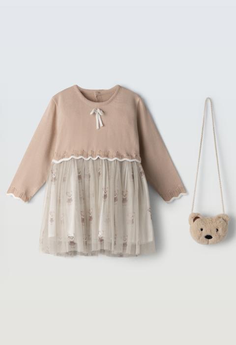 Βρεφικό Φόρεμα Κορίτσι Εβίτα 255530 - Pigikids.gr - Παιδικά Ρούχα, Βαπτιστικά Πακέτα