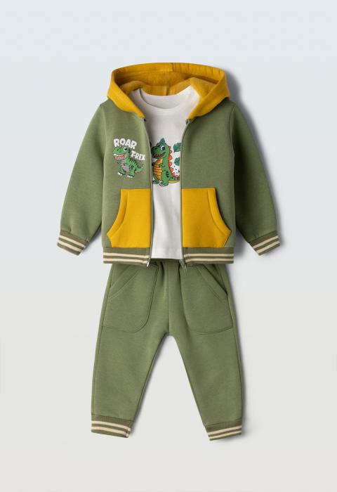 Βρεφικό Σετ Φόρμα 3 τμχ Αγόρι Hashtag 255603 - pigikids.gr - Παιδικά Ρούχα, Βαπτιστικά Πακέτα