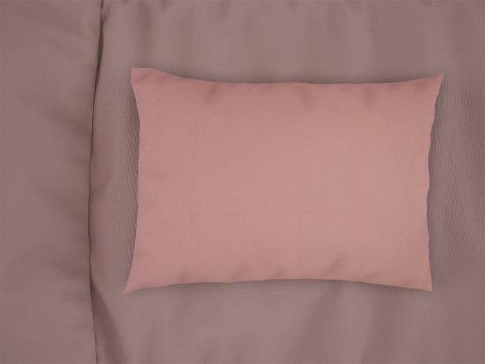 Μαξιλαροθήκη Solid 503 50X70 Dusty Rose 100% Cotton