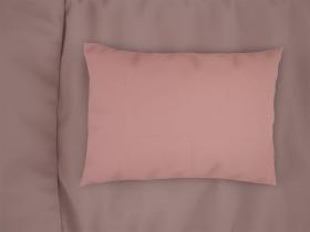 Μαξιλαροθήκη bebe Solid 503 35X45 Dusty Rose 100% Cotton