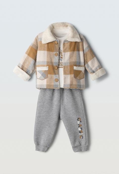 Βρεφικό Σετ Φόρμα 3 τμχ Αγόρι Hashtag 255609 - pigikids.gr - Παιδικά Ρούχα, Βαπτιστικά Πακέτα