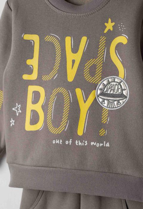 Παιδικό Σετ Φόρμα Αγόρι Hashtag 243831 Γκρι - pigikids.gr - Παιδικά Ρούχα, Βαπτιστικά Πακέτα