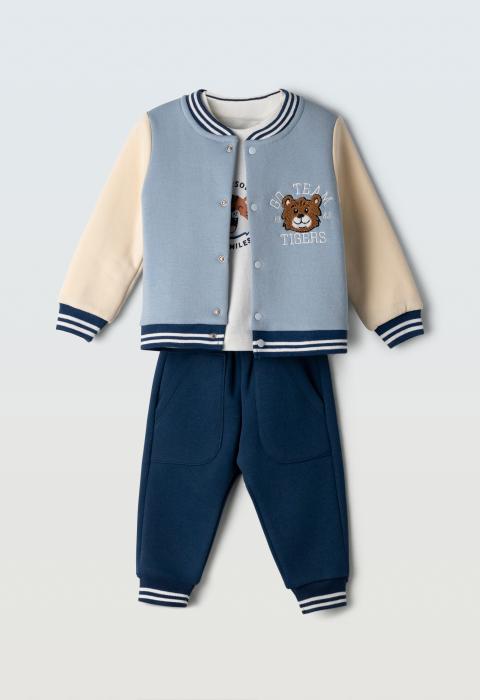 Βρεφικό Σετ Φόρμα 3 τμχ Αγόρι Hashtag 255607 - pigikids.gr - Παιδικά Ρούχα, Βαπτιστικά Πακέτα