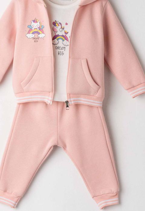 Βρεφικό Σετ Φόρμα 3 τμχ Κορίτσι Ebita 255504 - pigikids.gr - Παιδικά Ρούχα, Βαπτιστικά Πακέτα