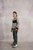 Παιδικό Σετ Φόρμα Αγόρι Hashtag 243757 Γκρι - pigikids.gr - Παιδικά Ρούχα, Βαπτιστικά Πακέτα
