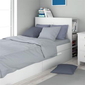 Σεντόνια Σετ 3 τεμ Solid 505 160X240 Light Blue-Grey 100% Cotton