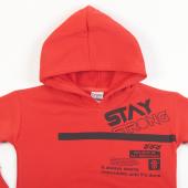 Παιδικό Σετ Φόρμα Αγόρι Trax 48810 Κόκκινο - Pigikids.gr - Παιδικά Ρούχα, Βαπτιστικά Πακέτα