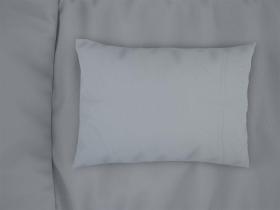 Μαξιλαροθήκη bebe Solid 505 35X45 Light Blue-Grey 100% Cotton