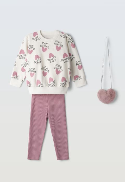 Παιδικό Σετ Κολάν Κορίτσι Εβίτα 255216 - Pigikids.gr - Παιδικά Ρούχα, Βαπτιστικά Πακέτα