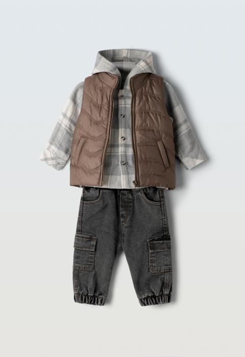 Βρεφικό Σετ Σύνολο 3 τμχ Αγόρι Hashtag 255615 - pigikids.gr - Παιδικά Ρούχα, Βαπτιστικά Πακέτα