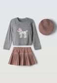 Παιδικό Σετ Φούστα 3 τμχ Κορίτσι Εβίτα 255207 - Pigikids.gr - Παιδικά Ρούχα, Βαπτιστικά Πακέτα