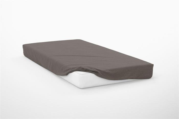 Σεντόνι Με Λάστιχο 1 τεμ. Exotic Line 120X200+30 Mocha 100% Cotton